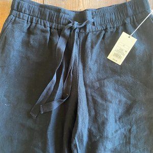 NWT One New Day Black Linen Pants | Size L